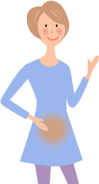 お腹を温めましょう